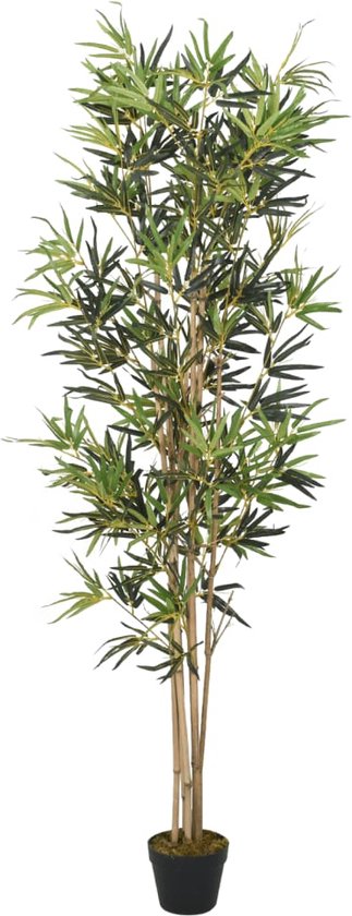 vidaXL-Kunstplant-bamboe-1104-bladeren-180-cm-groen