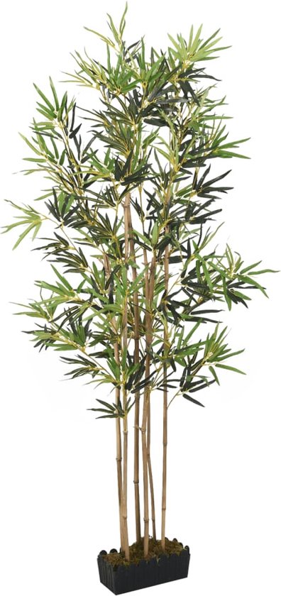 vidaXL - Kunstplant - bamboe - 552 - bladeren - 120 - cm - groen