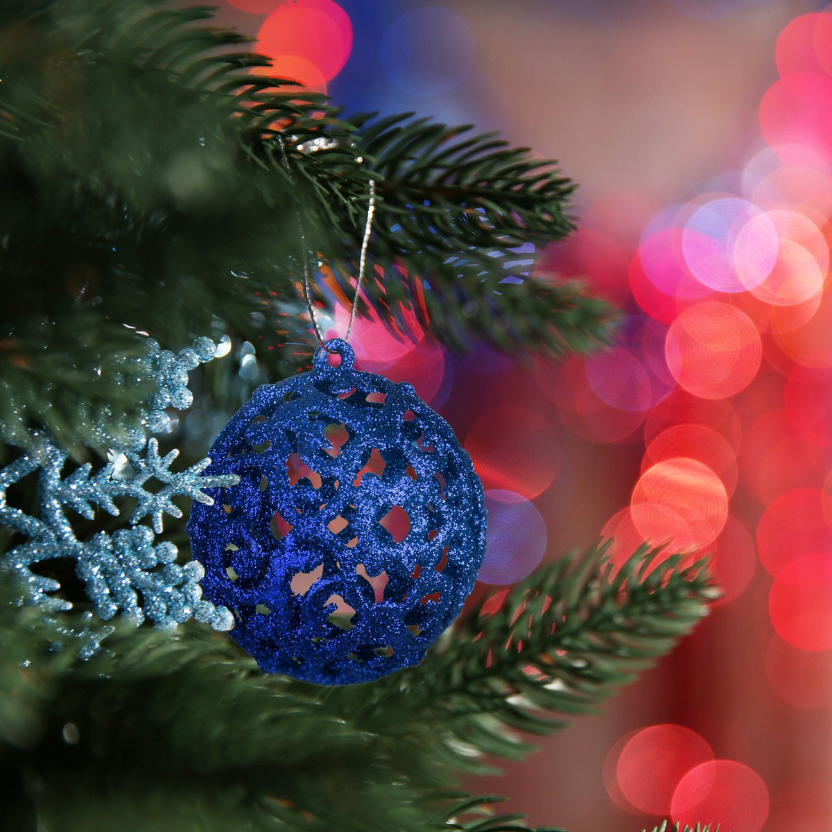 kerstballen - set van 150 - mat - glanzend - glitters - plastic - ∅ 3, 4, 6 cm - blauw – foto 7