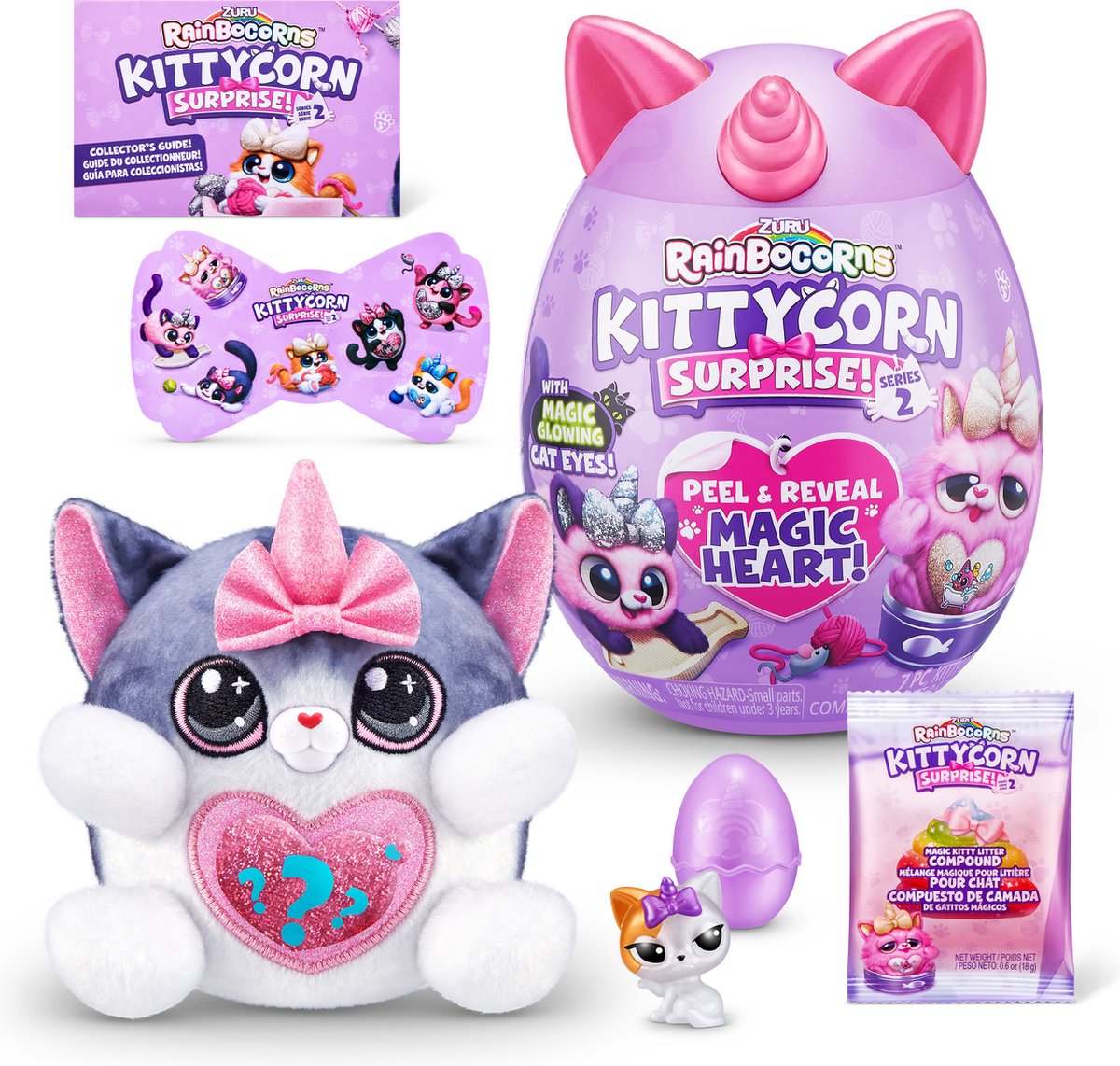 ZURU - Rainbocorns - Kittycorn Surprise serie 2 - 20cm - Starla