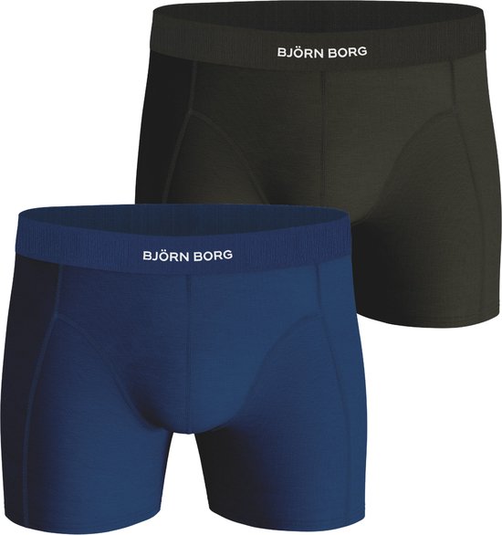 Björn Borg Lyocell boxers - heren boxers normale lengte (2-pack) - Blauw -XL