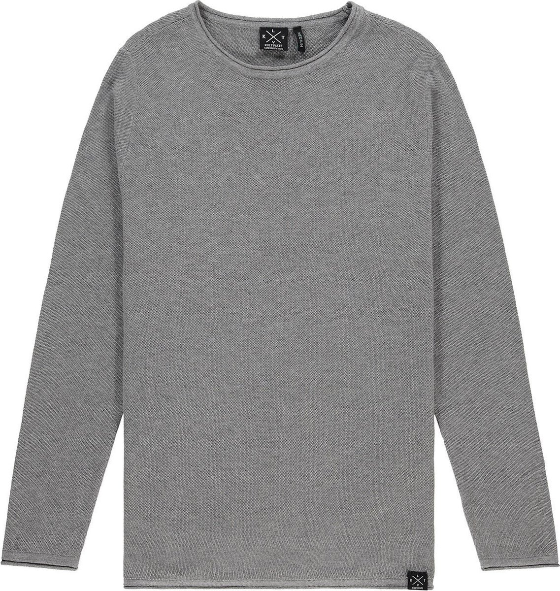 Kultivate KN MELVIN Pullover lightgreymelange (1701020802 - 153)