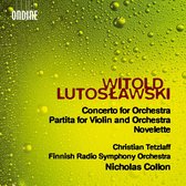 Christian Tetzlaff, Finnish Radio Symphony Orchestra - Lutoslawski: Concerto For Orchestra/Partita For Violin And Orchestra/Noveletta (CD)