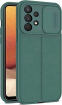 Samsung Galaxy S22 /Slide camera cover/Dark green