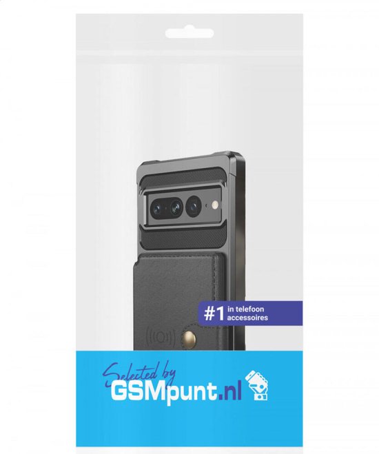 Étui portefeuille adapté pour Google Pixel 7 Pro - Coque arrière avec porte-carte - Étui de téléphone pour carte de débit - Porte-carte à l'arrière - Étui avec aimant pour support de voiture Rouge