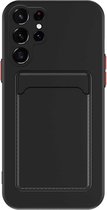 Samsung Galaxy S22 hoes (case)/plain card slot/Black/ S22 hoes