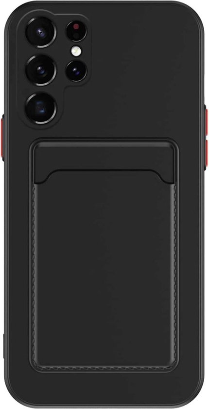 Samsung Galaxy S22 hoes (case)/plain card slot/Black/ S22 hoes