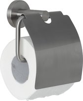 Ced'or RVS-304 toiletrolhouder met klep kleur RVS met PVD coating