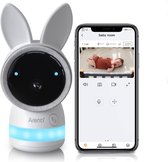Arenti AINanny - Losse Wifi Camera - Baby Monitor - 2-Weg Audio - Ultra HD 3MP 2K Resolutie - Slaapliedjes - Temperatuur- En Vochtigheidssensor - SOS Knop - Alexa & Google - Onzichtbare Infrarood Leds