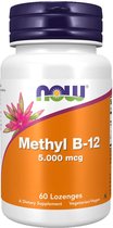 NOW Foods - Methyl B-12 5000mcg - 60 zuigtabletten