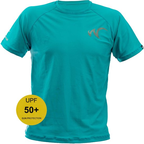 Watrflag Rashguard Cadiz - Heren - Petrol - UV beschermend surf shirt regular fit XS
