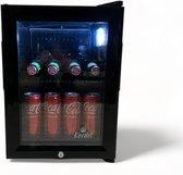 Koald SC21-BK-NL-KO - Mini koelkast - 21 Liter - Horeca - Met Glazen Deur - Zwart