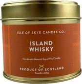 Geurkaars Island Whisky Blikje - 45 uur - Sojawas - Isle of Skye Candle