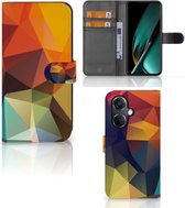 Leuk Hoesje Geschikt voor OnePlus Nord CE 3 Smartphone Cover Polygon Color
