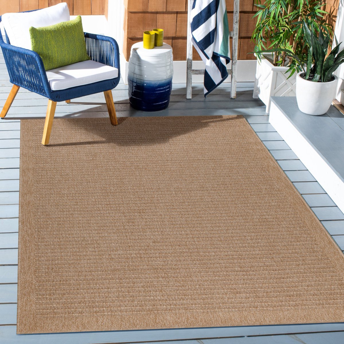 Muratap Natur Vloerkleed Bali Buitenkleed Sisal Laagpolig Indoor en Outdoor Beige