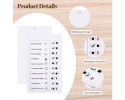 To do planner – Planbord om routines op te bouwen - Dagplanner kind – Eenvoudige to do list voor iedere situatie - Takenlijst voor kinderen – Wit