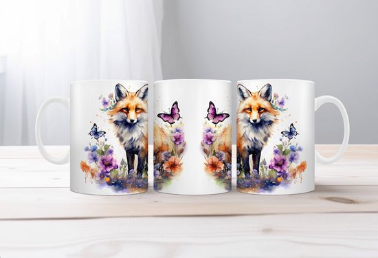 Tasse à café Auqarel Renard 6