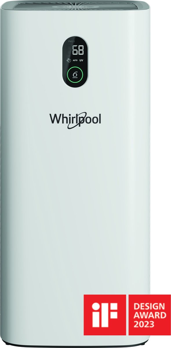 Whirlpool AP330W Luchtreiniger - Air Purifier - CADR 300 m³/u - Luchtreinigers Met Hepa Filter - Wit