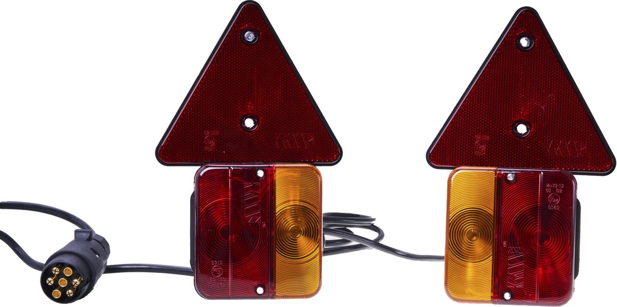 Filmer magneetverlichtingsset voor aanhanger of fietsendrager 12v 6m