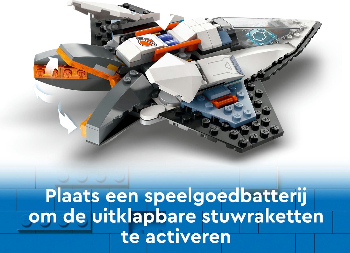 LEGO 60430 City Interstellair ruimteschip Ruimte Speelgoed Set met Astronaut Minifiguur — cadeau in Spellen & Speelgoed - foto 5