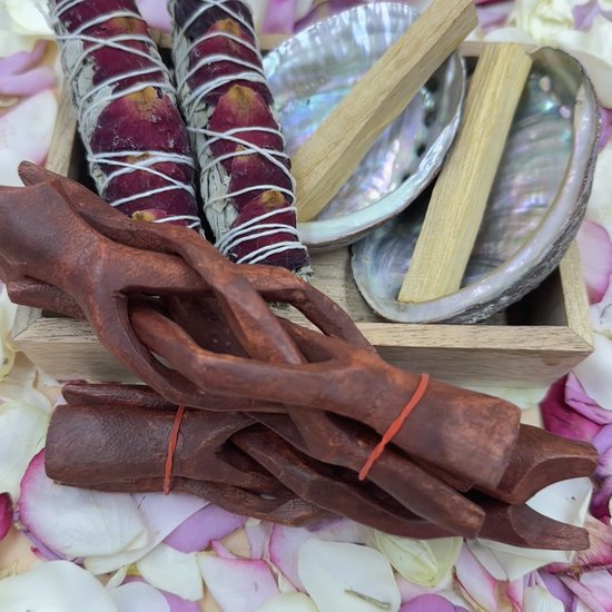 Incensera 4 er Palo Santo 2 er Witte Salie Rookset - Perfect voor Reinigingsrituelen en Aromatherapie