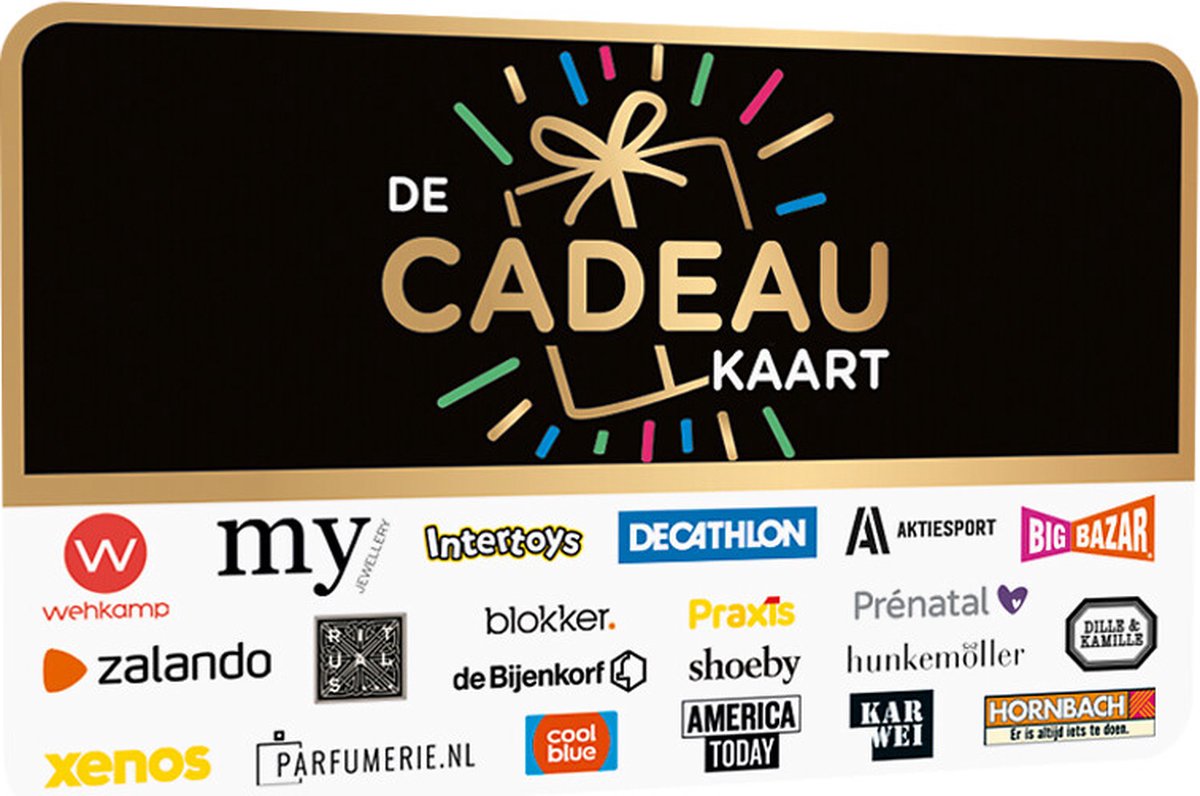 DE Cadeaukaart - Cadeaubon voor man of vrouw