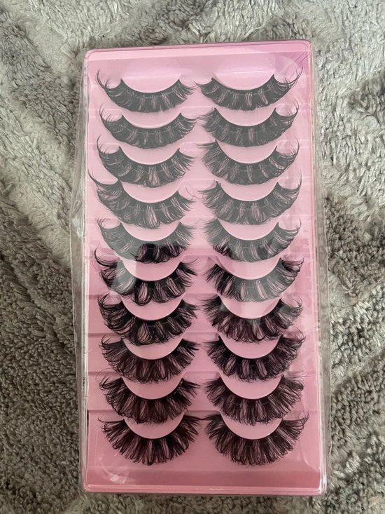 All Natural Fluffy Mink 3D wimperextensions - Nep wimpers - Valse wimpers - 10 paar