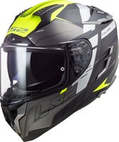 LS2 FF327 Challenger Allert Matt Titan Hivis Yellow Full Face Helmet S - Maat S - Helm