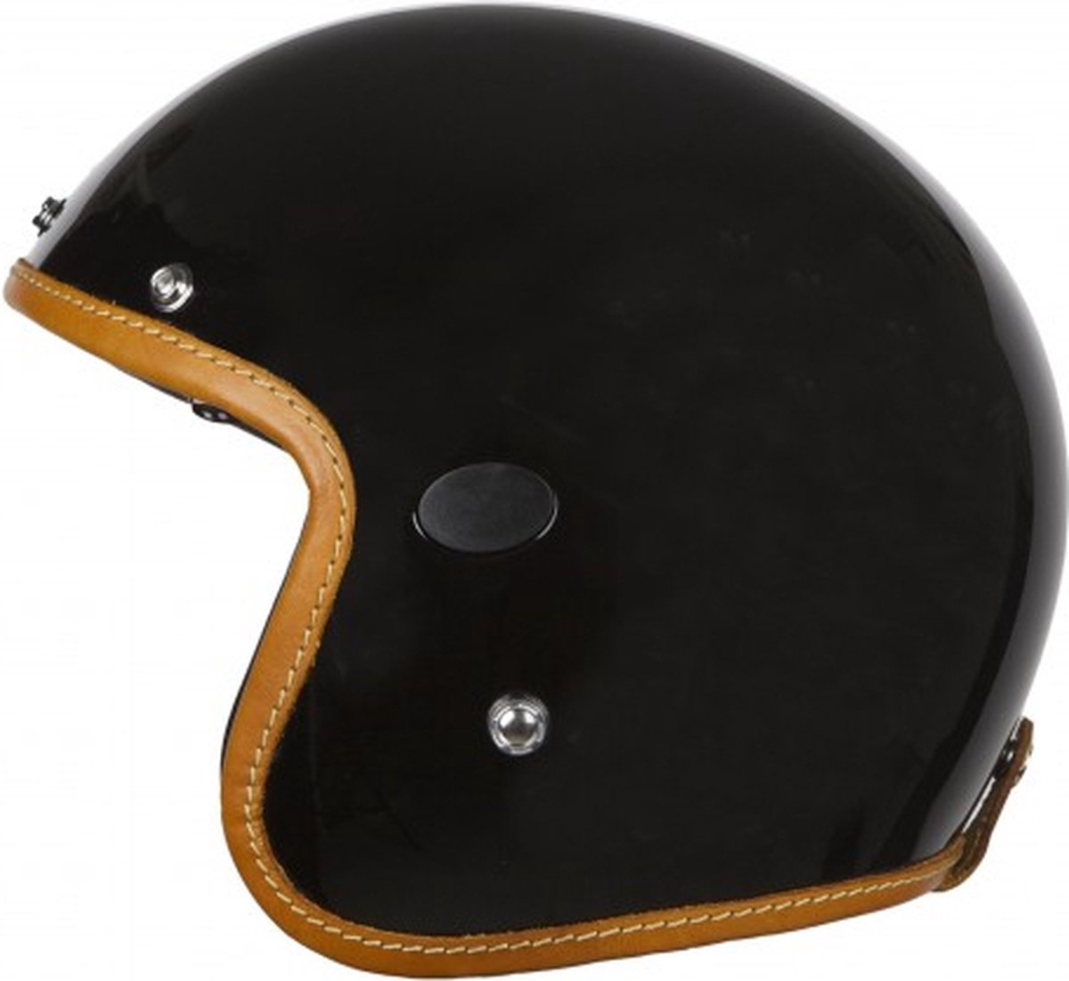Helstons Naked Carbon Fiber Black Jet Helmet XL - Maat XL - Helm
