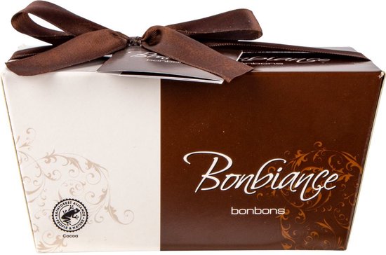 Foto: Bonbiance gevulde chocolade bonbons doos 1 kilo