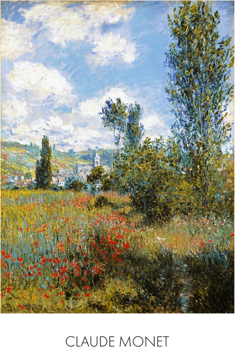 PGM Kunstdruk Claude Monet - Ile Saint-Martin 60x80cm Divers