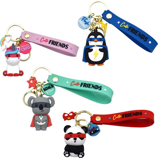 Porte-monnaie Silicone Mignon Avec Porte-clés Animaux - Neuf Avec étiquettes, Unisexe