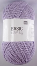 Rico Basic Super Big Aran 003 violet 400 grammes [solide] 2 AMPOULES.