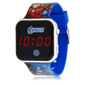 Disney 5-DIS003 Kinderhorloge Avengers - Led Watch - Blauw