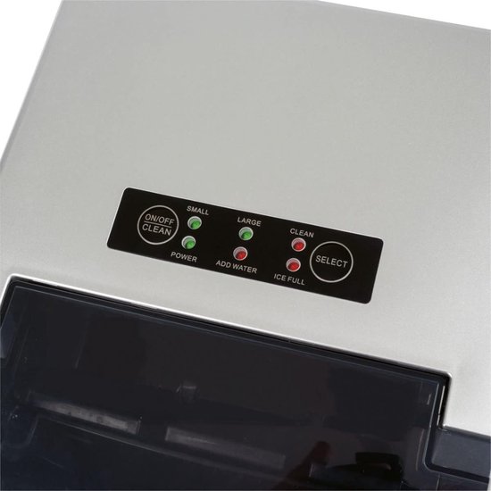 Ijsblokjesmachine - Grote En Kleine Blokjes 12 KG/24 Uur - 1,5L Watertank Capaciteit - 105W 230V van Stima — afbeelding 3