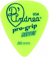 D'Andrea - Pro-Grip Brites - plectrum - 0.88 mm - 12-pack