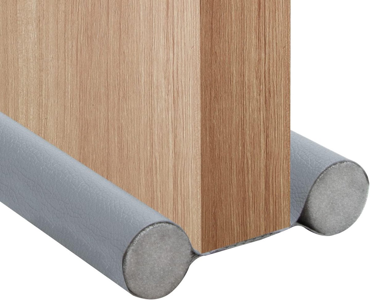 Tochtstoppers voor deuren 96 cm, tochtstopper, deurafdichting onder, geluid en stofdichte deurafdichting, tocht, kou, lawaai stoppen (bruin