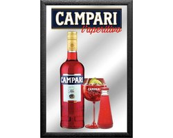 Spiegel Campari Fles En Glazen Image