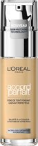 L’Oréal Paris - Accord Parfait Foundation - 1D/W  - Natuurlijk Dekkende Foundation met Hyaluronzuur en SPF 16 - 30 ml