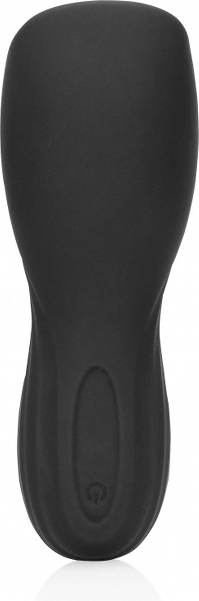 Goedkoopste Vibrating Masturbator Sleeve - Licorice Black