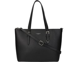Flora & Co Grote Shopper / Schoudertas - Dames - Saffiano - Nora - Zwart