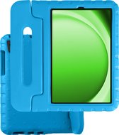 Hoesje Geschikt voor Samsung Galaxy Tab A9 Plus Hoesje Kinder Hoes Shockproof Kinderhoes - Kindvriendelijk Hoesje Geschikt voor Samsung Tab A9 Plus Hoes Kids Case - Blauw