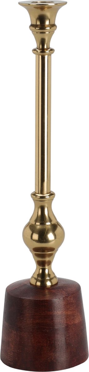 Kandelaar - goudkleur- kaars - 45 cm hoog - woondecoratie