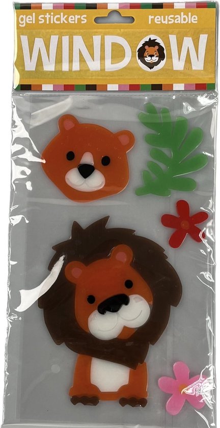 Gel window stickers Jungle