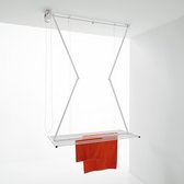Foxydry Mini 150 white handbediend plafond droogrek -bediening links-