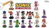 Sonic - Le Hérisson - Figurines de jeu - 12 pièces - Série 1 - Figurines 3 D - Ensemble de jeu