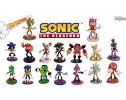 Sonic - The Hedgehog - Speelfiguurtjes - 12 stuks - Serie 1 - 3 D Figuurtjes - Speelset