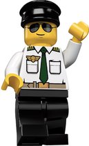 Lego sticker - Lego deur sticker politie agent - deur versiering - deursticker - deursticker politie - kinderkamer deursticker - 70x100 cm - lego deursticker - eenvoudig plakken - eenvoudig verwijderen