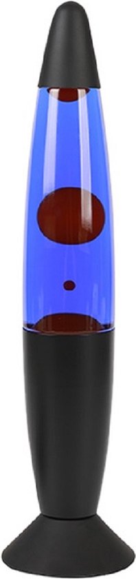 Lampe à Lave - Lava Violette - Basis Noir - Siècle des Lumières LED - Éclairage d'ambiance pour Adultes et Enfants - Nieuwe Collection Hiver 2023 - 23W - 35 x 8,5 cm