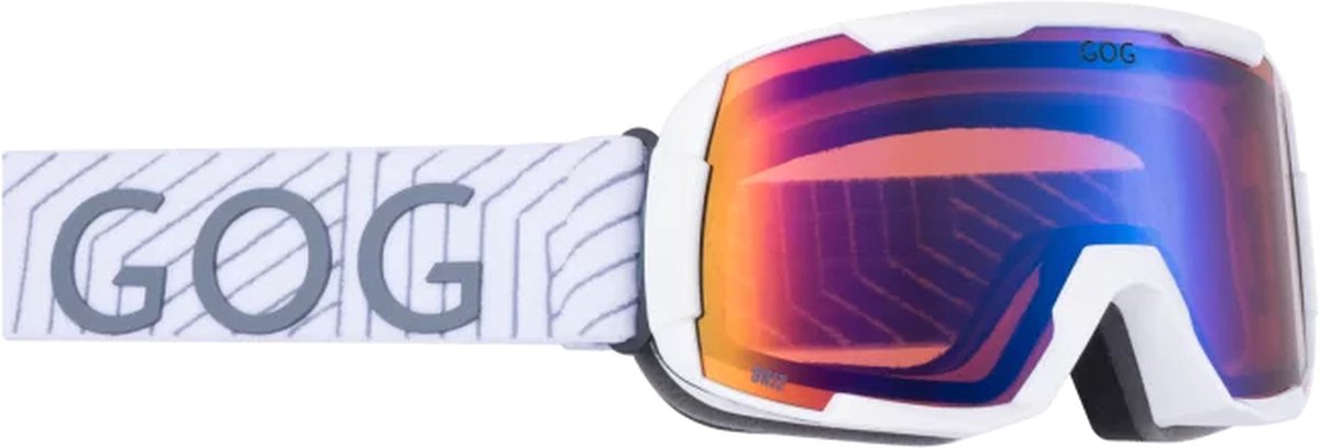 GRIZ - Junior Skibril - Snowboard - Mat Wit - Maat one size - Unisex